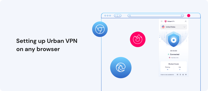 Setting up Urban VPN on any browser